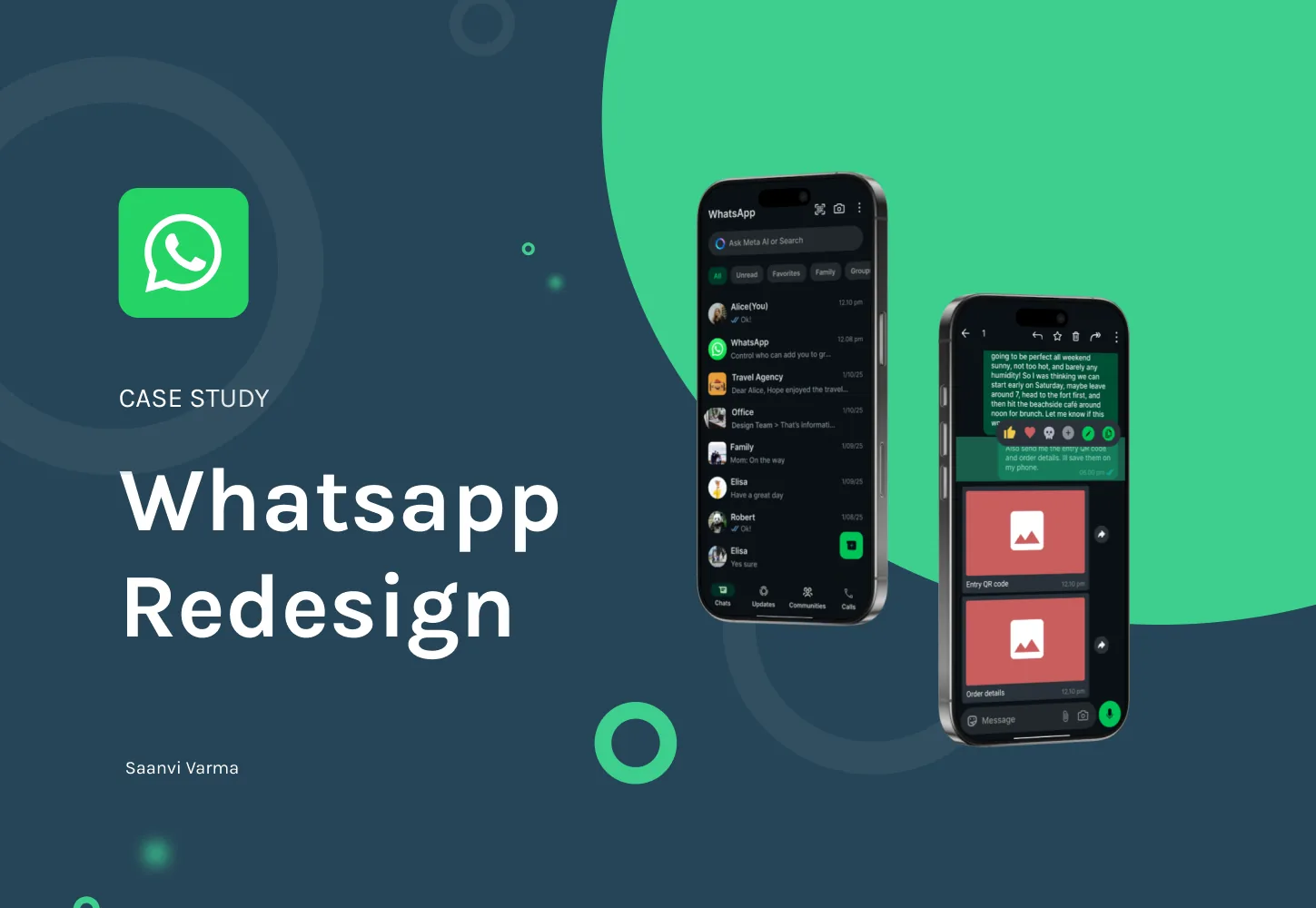 WhatsApp UX Redesign cover
